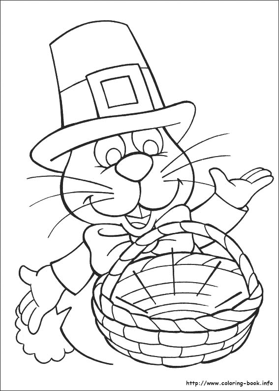 Peter Cottontail coloring picture